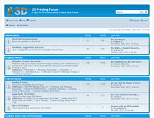 Tablet Screenshot of 3dprintingforum.us