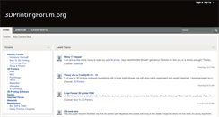 Desktop Screenshot of 3dprintingforum.org